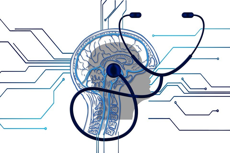 brain and stethoscope