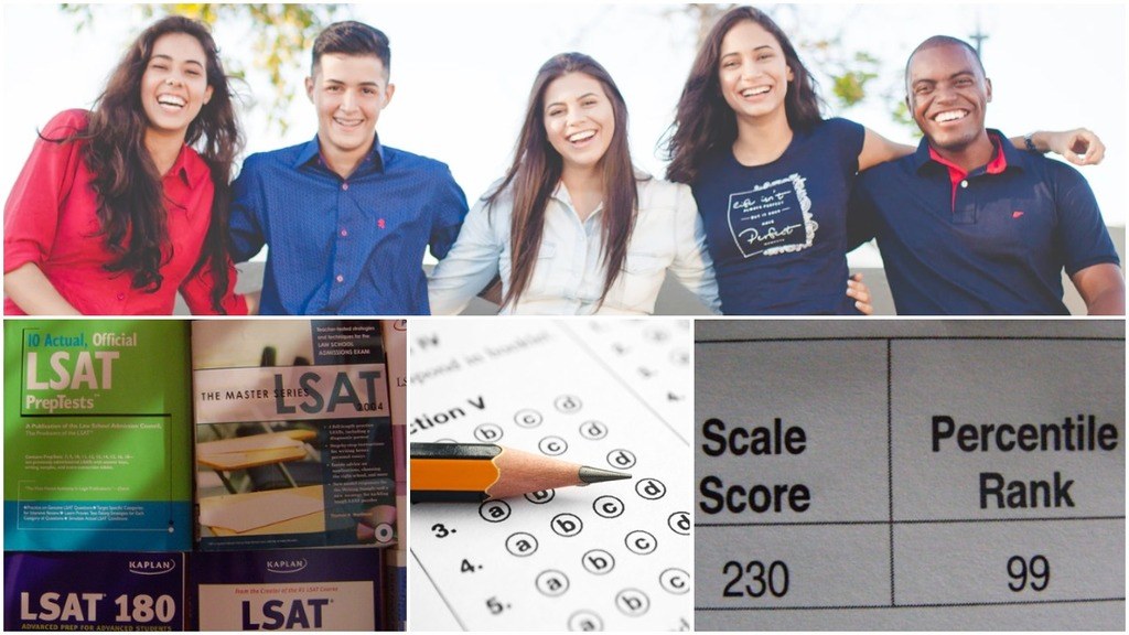 Students, books, test and scores